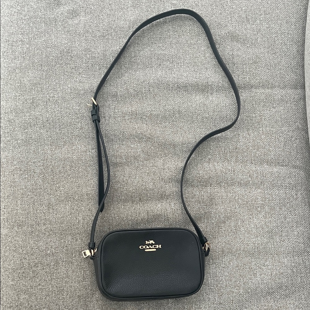 Coach Black Leather Crossbody Bag